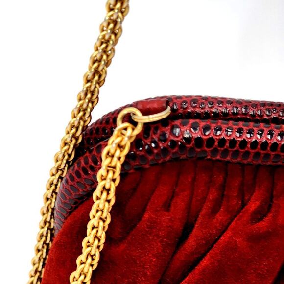 Rare Vintage 1980s CHANEL Suede Frame Bag by Karl Lagerfeld - Picture 6 of 16